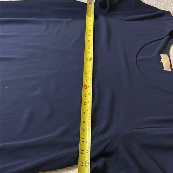 MICHAEL Michael Kors Navy Women's sheer lined Blouse. - Picture 7 of 10